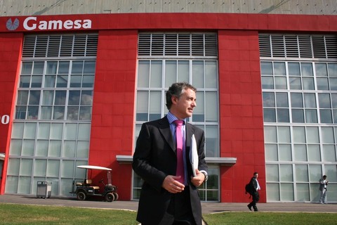 Argazkia: I�igo Urkulluk GAMESA euskal enpresak Fairless Hill-en (Pennsylvania) duen egoitza nagusia bisitatu 