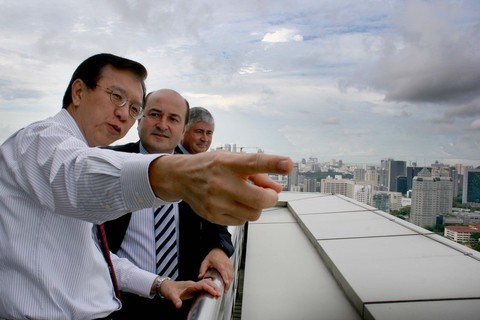 Argazkia: Singapur hiriko  panoramika