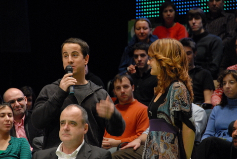 Argazkia: EEBBetan Euskadiko ordezkaria den  Aitor Sotesen  hitzaldia 